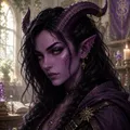 Lilith, a player character portrait.